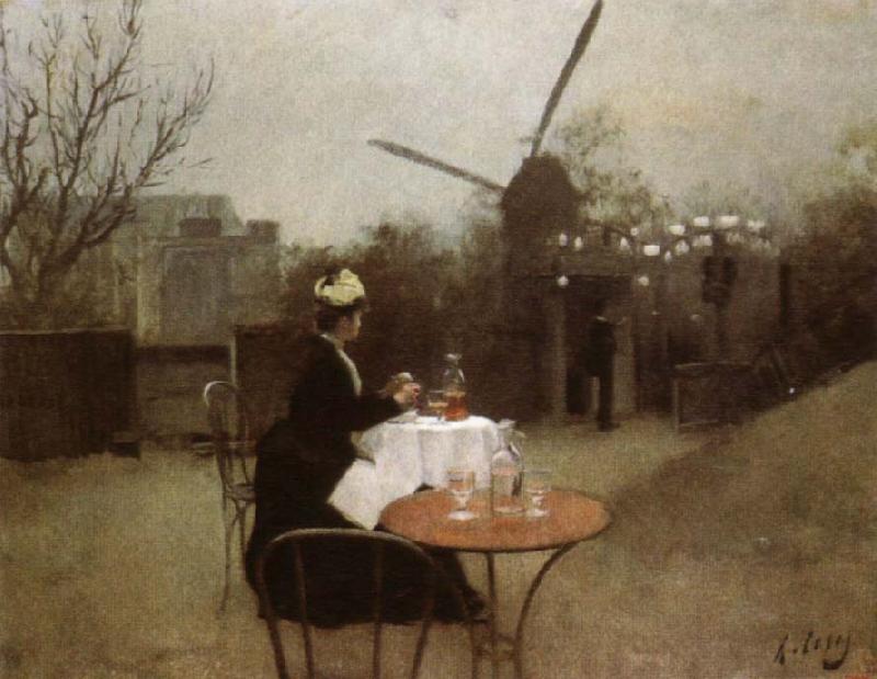 Ramon Casas Out of Doors oil painting picture